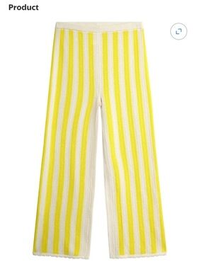 Jessica Simpson 100% Cotton Striped Knit Pants casual chic summer vacation